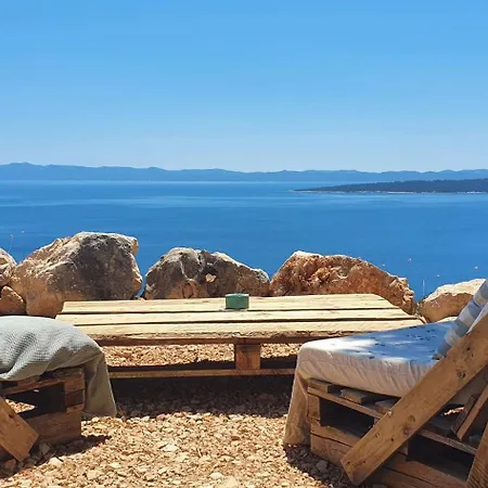 Ferienhaus Sea View Eco House With Pool, 250m To - Falcon View Hvar *