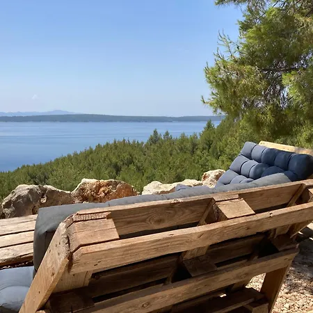 Sea View Eco House With Pool, 250m To - Falcon View Hvar Zavala